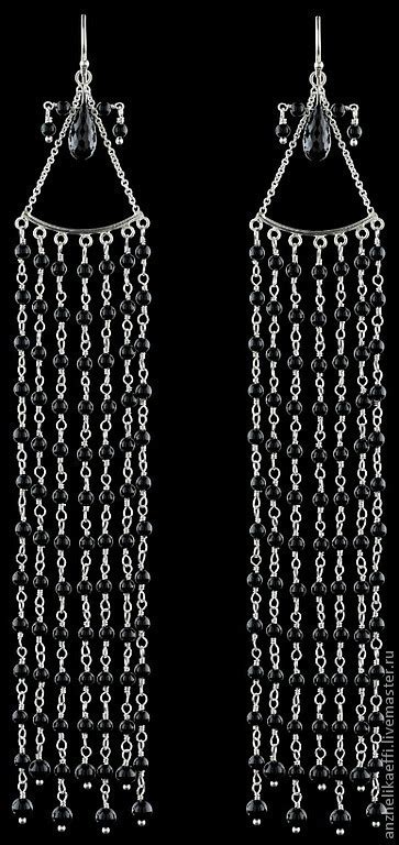 Купить Серебряные серьги серебро 925. Ювелирные украшения. Шпинель ...