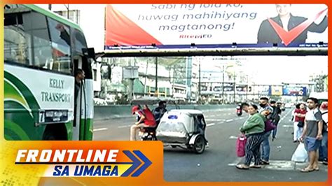 Maraming Commuter Inabot Ng Ilang Oras Bago Makasakay Dahil Sa Tigil