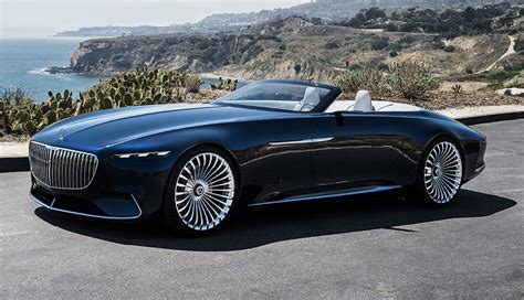 Elektroauto Luxus Vision Mercedes Maybach Cabriolet Bilder Video