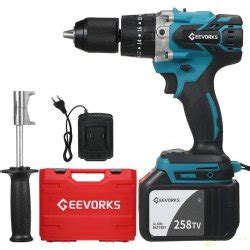 Мощный шуруповерт GeeVorks с крутящим моментом до 200НМ на 21В за ...