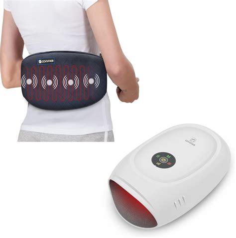 Buy Comfier Heating Pad For Back Pain Heat Belly Wrap Belt With Vibration Massage Fast