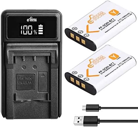 Amazon Pickle Power NP BY1 Battery And Charger Compatible With