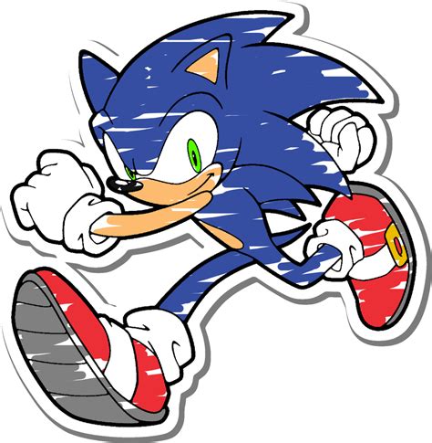 Sticker Sonic By Lunicaura106 On Deviantart