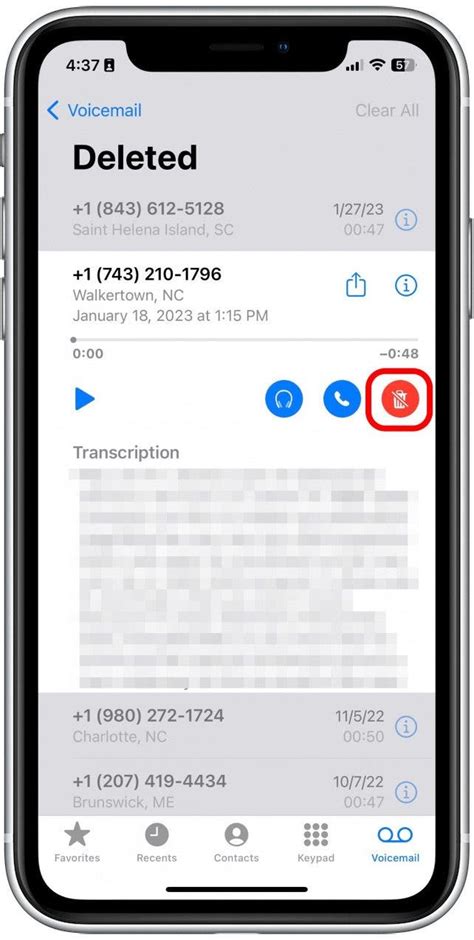 Comment récupérer rapidement les messages vocaux supprimés sur iPhone