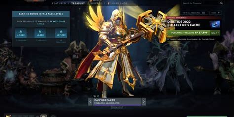 Beli Item Gift Starlorn Adjudicator Dawnbreaker Diretide 2022