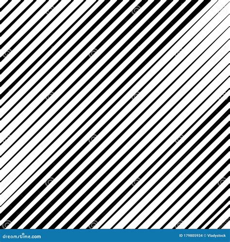 Abstract Black Diagonal Lines Geometric Background Stock Illustration