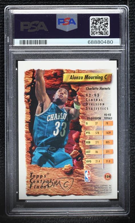 Topps Finest Refractor Alonzo Mourning For Sale Online