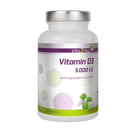 Vitamin D3 5000 IE Vita2You Wir Lieben Ihre Gesundheit