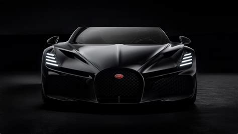 Bugatti W16 Mistral Wallpaper 4k Black Cars Roadster Hypercars