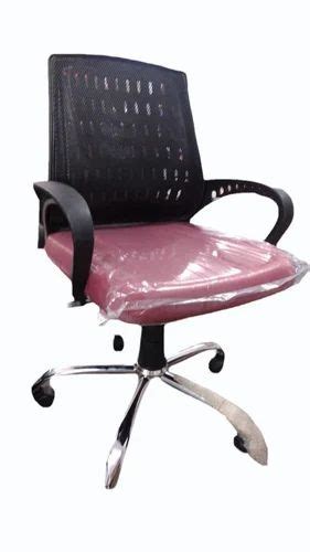 Mid Back Office Executive Revolving Chair Black And Red At Rs 2250 In