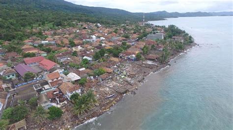 Berikut Kondisi Sementara Desa Way Muli Pulau Sebesi Pasca Diterjang