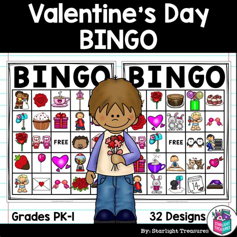 Valentines Day Bingo Cards For Early Readers Valentine Bingo Freebie