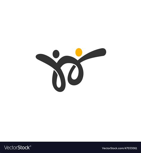 Association logo template icon brand identity Vector Image