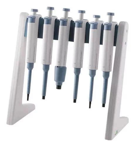 Soporte Lineal Para 6 Micropipetas Con Estribo Para Dedo