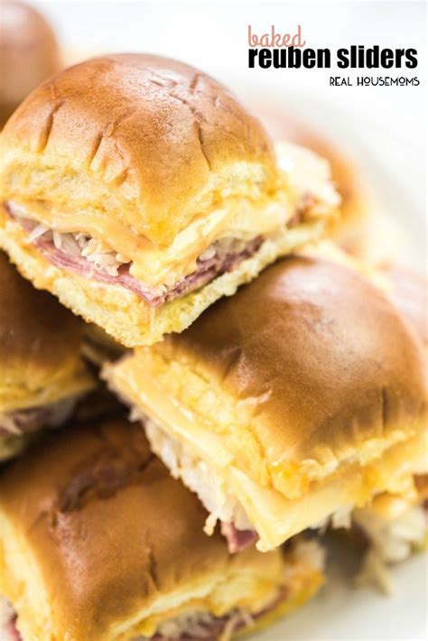 Baked Reuben Sliders Slider Recipes St Patricks Day Food Easy