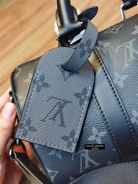 Louis Vuitton Lv 路易威登 M46271黑花 本款 Keepall 25 手袋取材 Monogram Eclipse