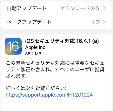 Apple、ios、ipados、macosの迅速なセキュリティ対応を開始。「ios セキュリティ対応 1641a」「ipados