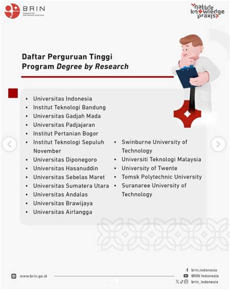 Program Degree By Research Batch 2 Tahun 2023 Lembaga Penelitian Dan