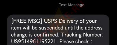 US9514961195221 Your Package Cannot Be Delivered Scam Text SPYWARE RU