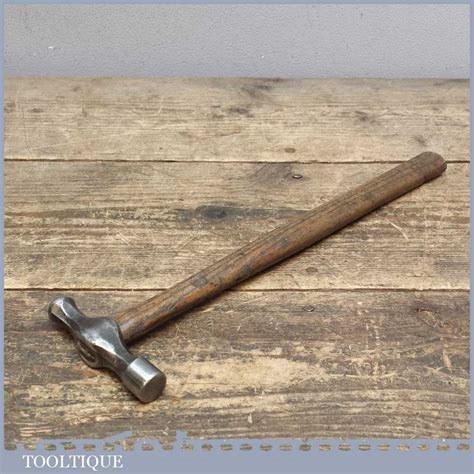 Vintage Small Quality Cast Steel Ball Peen Hammer Good Condition