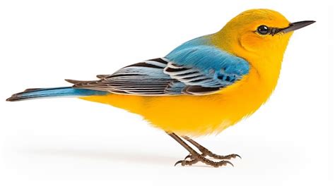 premium ai image single bird sitting side view
