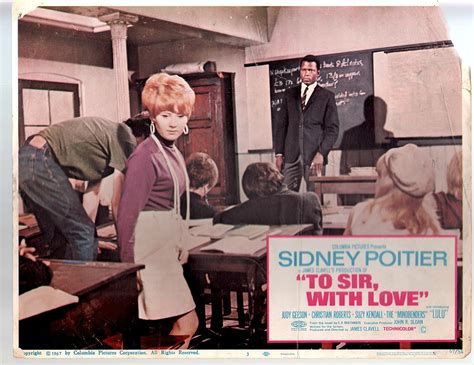 Movie Poster To Sir With Love 11x14 Color Lobby Card Collectibles And Fine Art