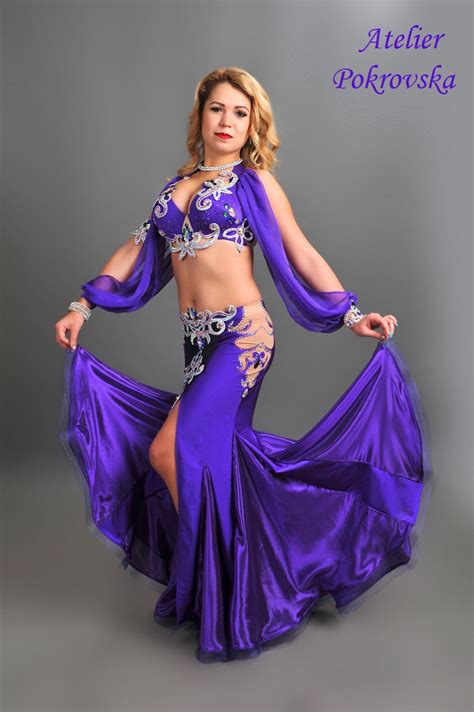 Purple Dream Professional Belly Dance Costume From Atelier Etsy