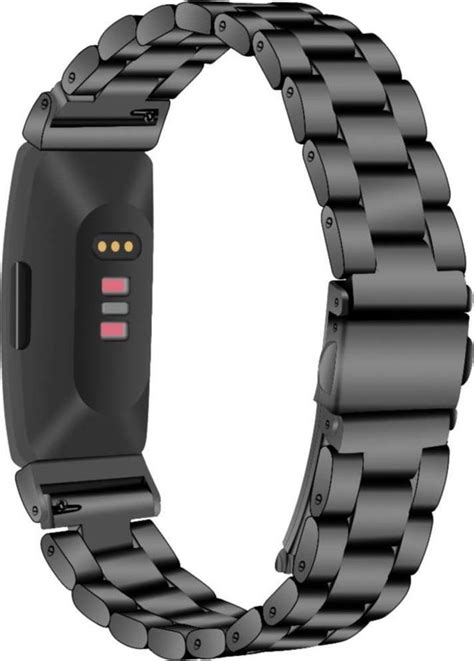 YONO Bandje Geschikt Voor Fitbit Inspire HR 2 RVS Schakel Band