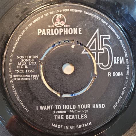 The Beatles I Want To Hold Your Hand 1963 Vinyl Discogs