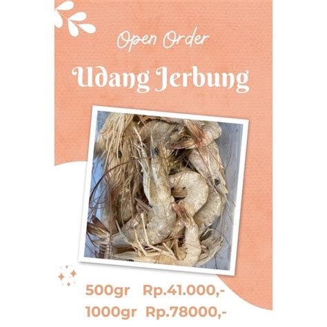 Jual Udang Jerbung Tambak Nelayan Shopee Indonesia