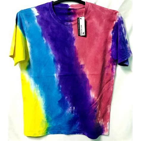 Adult Multicolor Unisex Tie Dye Round Neck Tshirt Size S To 2xl