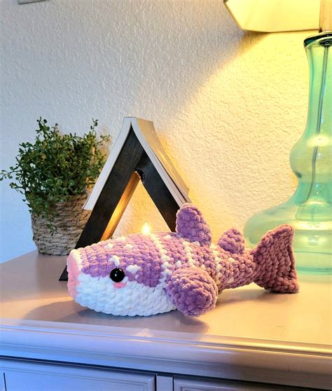 Crochet Amigurumi Whale Shark Plushy (handmade) * NOT PATTERN * - Etsy