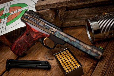 Turnbull Finished Browning Buck Mark Plus Rosewood Udx Past Project Turnbull Restoration