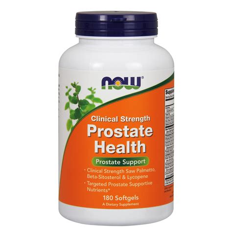 NOW Foods Prostate Health Clinical Strength -- 180 Softgels - Vitacost