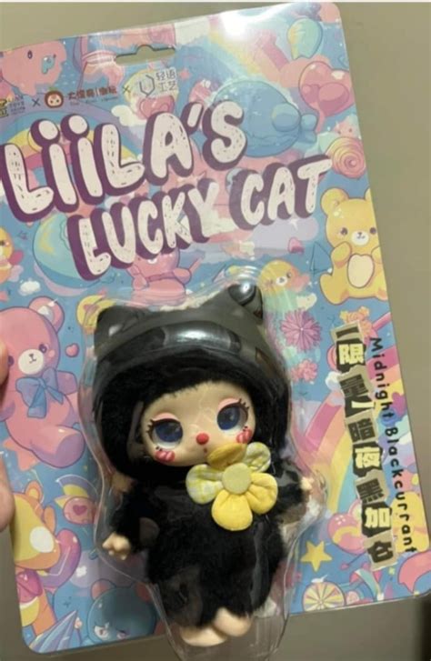 liila black lucky cat hobbies toys toys games  carousell