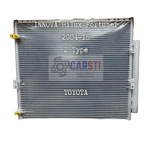 toyota innova hilux fortuner condenser diesel   denso  type