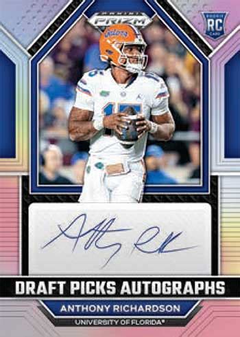 Panini Prizm Draft Picks Football Checklist Box Info Details