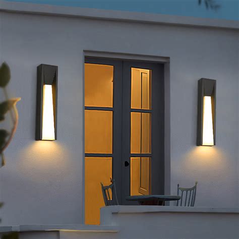 Ansel Waterproof Outdoor Wall Led Light Weather Resistant Modern Light Elvi Home