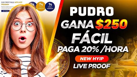 Pudro Biz Nueva Hyip Pagando Por Hora Retiro En Vivo Usd