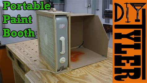 Portable Paint Spray Booth | How To - DIYTyler