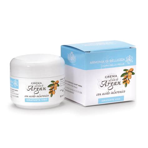 Crema Viso All Olio Di Argan Con Acido Ialuronico Antica Farmacia