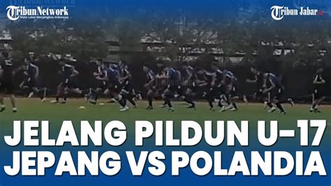 Latihan Timnas Jepang U Di Saraga Itb Jelang Lawan Timnas Polandia