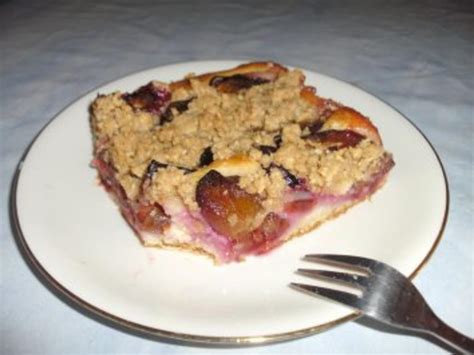 Pflaumenkuchen Vom Blech Mit Zimtstreuseln Rezept Kochbar De