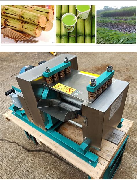 Stainless Steel Roller Sugar Cane Juicer Sugarcane Presser Extractor