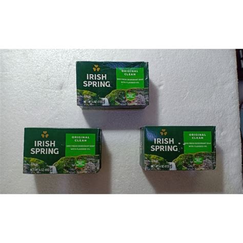 Irish Spring Original Clean Fresh Deodorant Soap Oz G Pieces