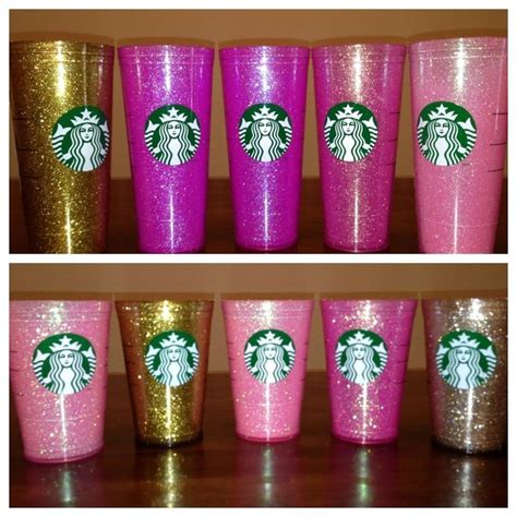 Made To Order Glitter Starbucks Cups Etsy Shop Bellapallino