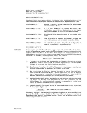 Remplissable En Ligne Rglement Tablissant Les Conditions Dutilisation