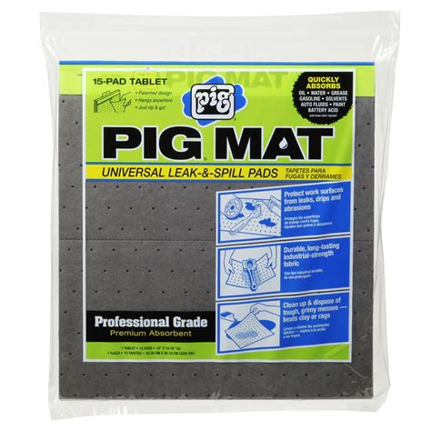 Pig Universal Lightweight Absorbent Mat Tablet Aircraft Spruce Canada