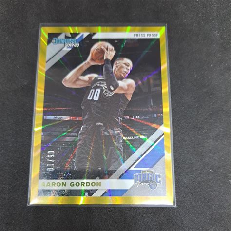 Panini Donruss Aaron Gordon Gold Laser