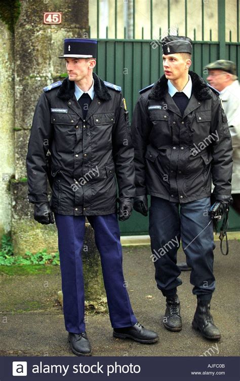 French Police on Duty - Men in Uniform